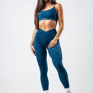 Alphalete Blue Camo Leggings